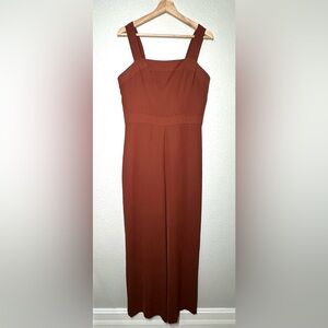 Amanda Uprichard Women’s Jumpsuit Burnt Orange Size Large